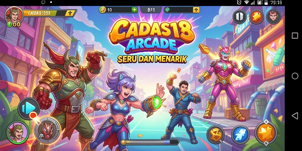 Screenshot gameplay <strong>CADAS138</strong> dengan tampilan menarik dan tantangan seru.