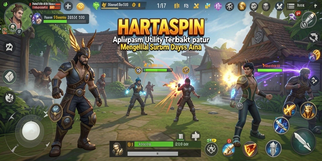 Tampilan utama HARTASPIN dengan fitur pengelolaan sumber daya yang efisien.