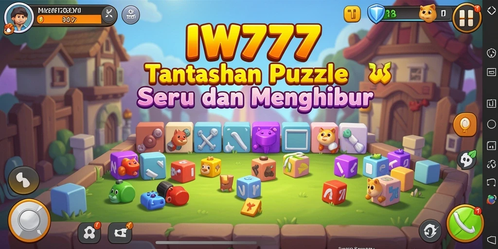 Tampilan gameplay IW777 yang menarik dan penuh tantangan puzzle.