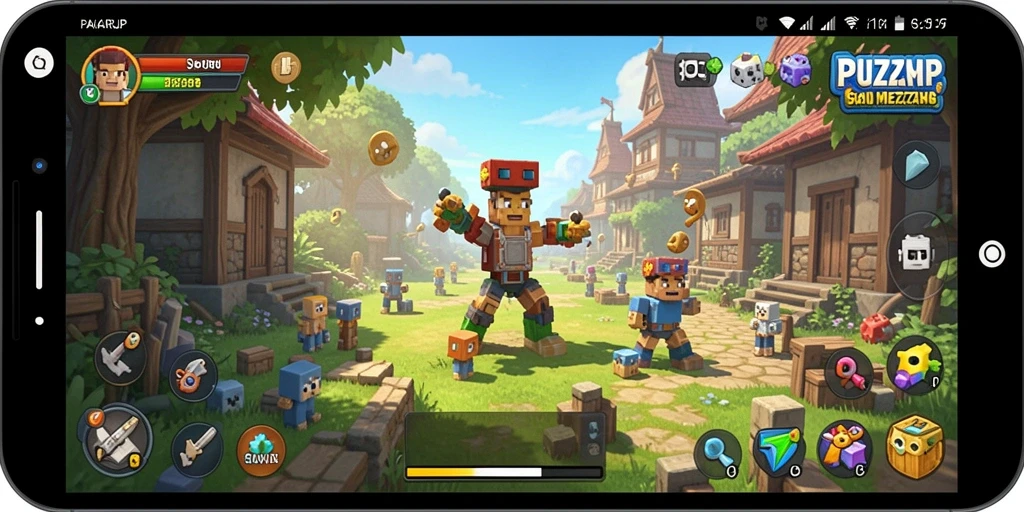Tampilan gameplay PAKARJP dengan berbagai tantangan puzzle.