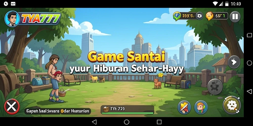 Tampilan gameplay seru dan berwarna-warni dari TYA777.
