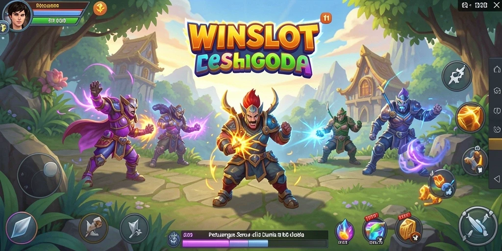 Screenshot gameplay WINSLOT menampilkan dunia terbuka yang luas dan menarik.